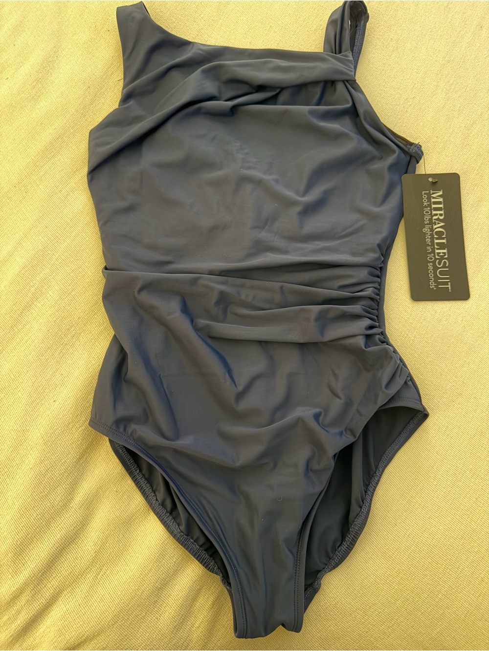 Miraclesuit Avra One Piece Swimsuit Midnight Blue Tummy Control Size 14 NWT - Picture 7 of 9